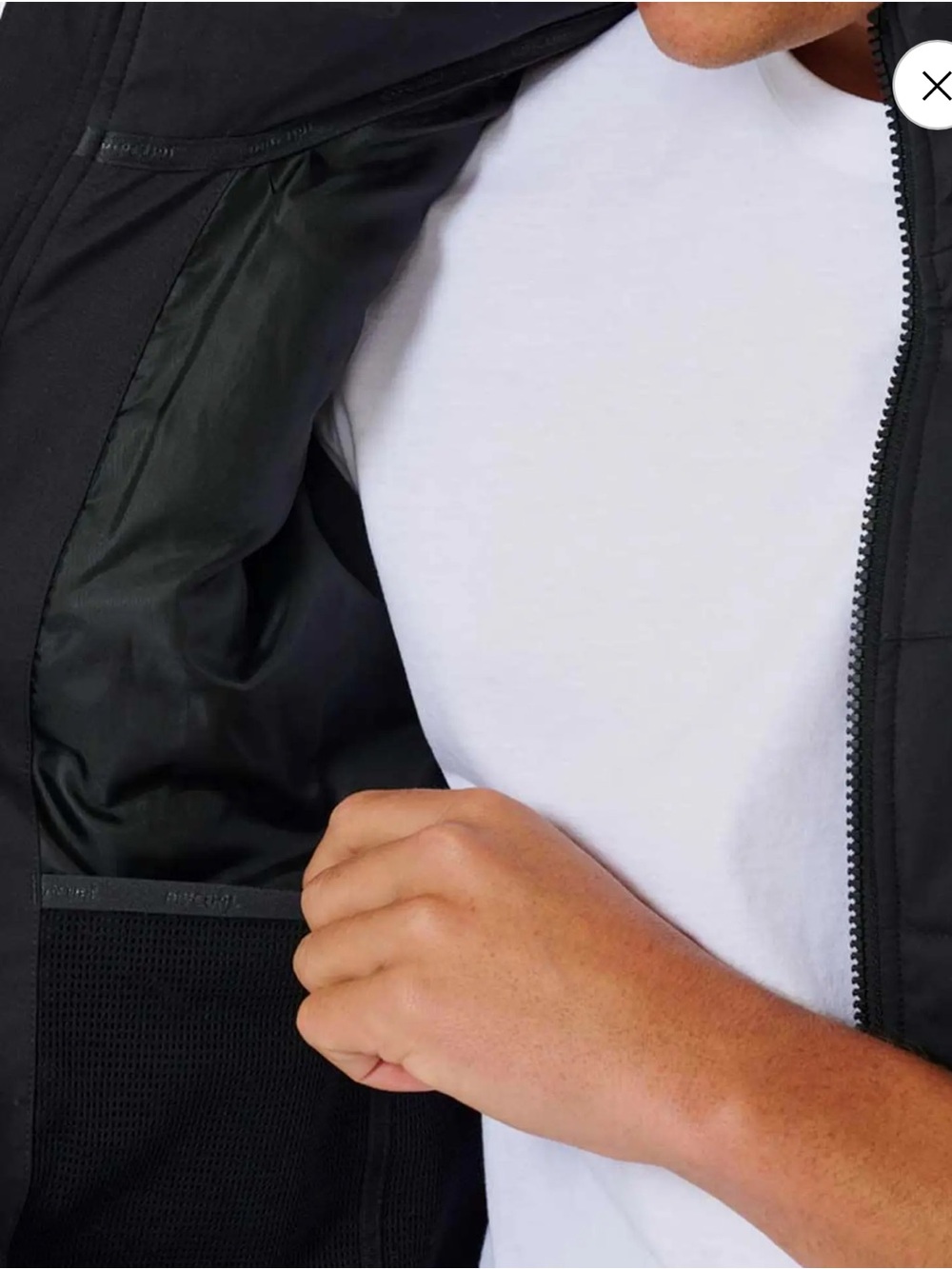 NEW Rip Curl Anti Series Ridge Insulated Vest Medium Black Pockets Surf Utility - Picture 13 of 16